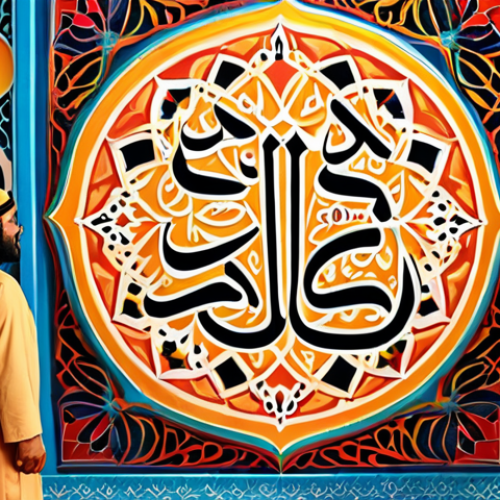 Home 6 **
Prompt: A vibrant digital illustration showcasing the power of visual elements in a digital story. Depict a scene with bright, contrasting colors, engaging characters, and symbolic imagery that conveys a sense of positivity and influence. Incorporate Arabic calligraphy subtly in the background.
**