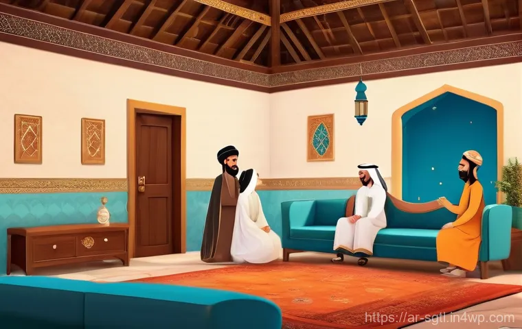 디지털 스토리의 구조적 실험 사례 - **Image Prompt 2: AI as an Artistic Co-Creator in Arab Digital Art** A sophisticated and inspiri...