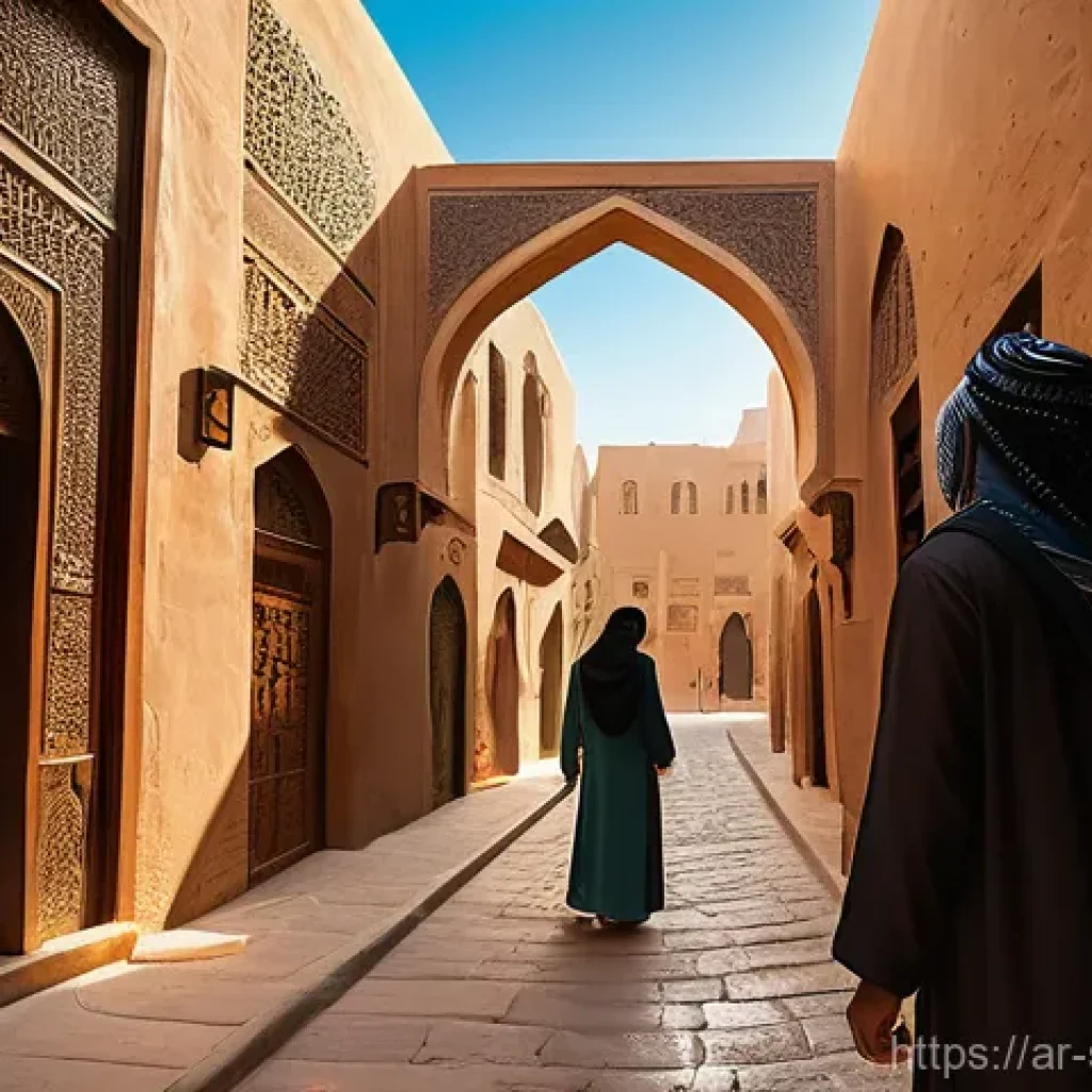 디지털 스토리텔링의 미래 전망 - **Prompt 1: Immersive Ancient City VR Experience** "A person, seen from a first-person perspecti...