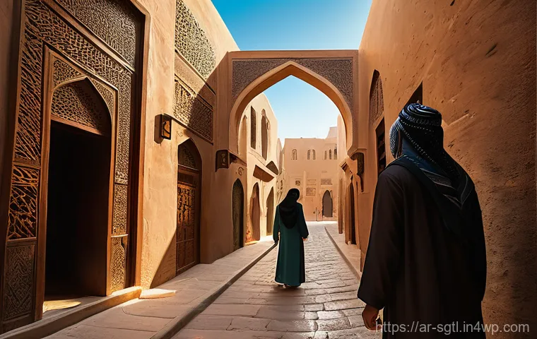 디지털 스토리텔링의 미래 전망 - **Prompt 1: Immersive Ancient City VR Experience** "A person, seen from a first-person perspecti...